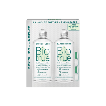 Biotrue Hydration Plus Multi-Purpose Soln, 16 fl. oz., 2 pk.