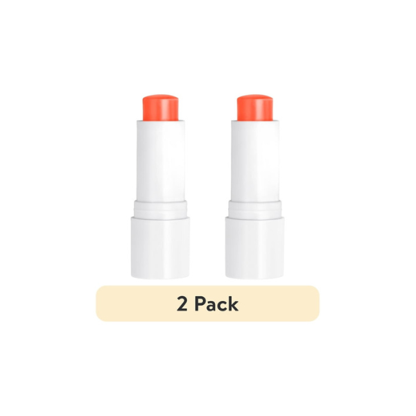 (2 pack) COVERGIRL Clean Fresh Tinted Lip Balm, 200 Made For Peach, 0.14 oz