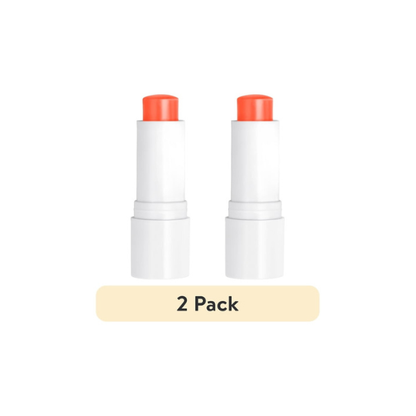 (2 pack) COVERGIRL Clean Fresh Tinted Lip Balm, 200 Made For Peach, 0.14 oz