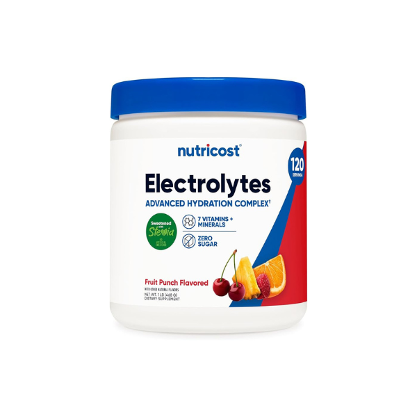 Nutricost Electrolyte Complex Powder (120 Servings, Fruit Punch)