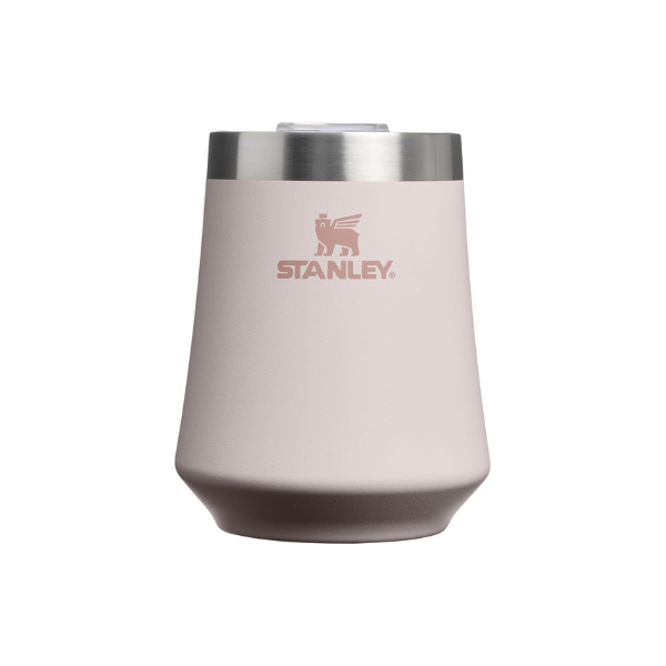 STANLEY Reserve Wine Tumbler | 11 oz Stainless Steel Travel Mug For Wine, Cocktails, Soda | Keeps Drinks Cold for Hours | BPA-Free | Rose Quartz