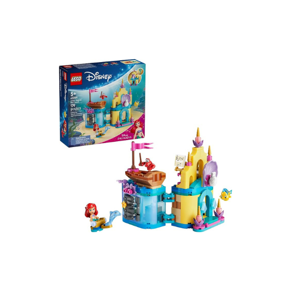 LEGO Disney Princess Ariel's Magical Mini Palace Building Toy - Little Mermaid Toys & Playset for Girls & Boys, Ages 5+ - Disney Gifts for Kids - 43285