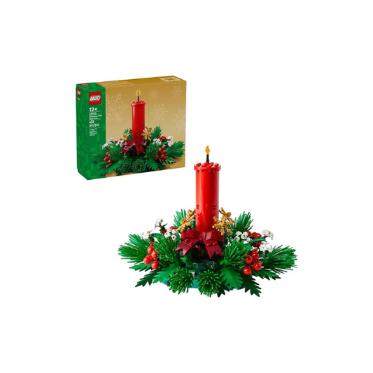 LEGO Christmas Table Decoration Building Toy for Kids - Brick-Built Holiday Centerpiece & Festive Room Decor - Christmas Craft for Girls & Boys, Ages 12+ - Gift Idea for Families - 40743