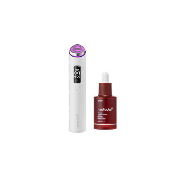 medicube Age-Defying Device Duo: NAD Serum and Booster Pro X2 White