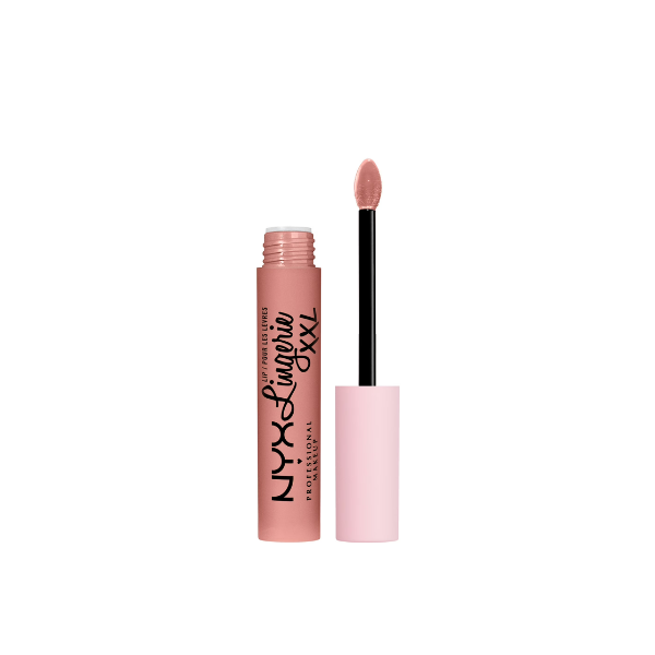 NYX Professional Makeup Lip Lingerie XXL Smooth Matte Liquid Lipstick, 16hr Longwear, Undressed, 0.13 fl oz