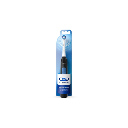 Oral-B Toothbrush, Easy Clean Compact Head Battery Powered Electric Toothbrush, Black, for Adults and Children 3+