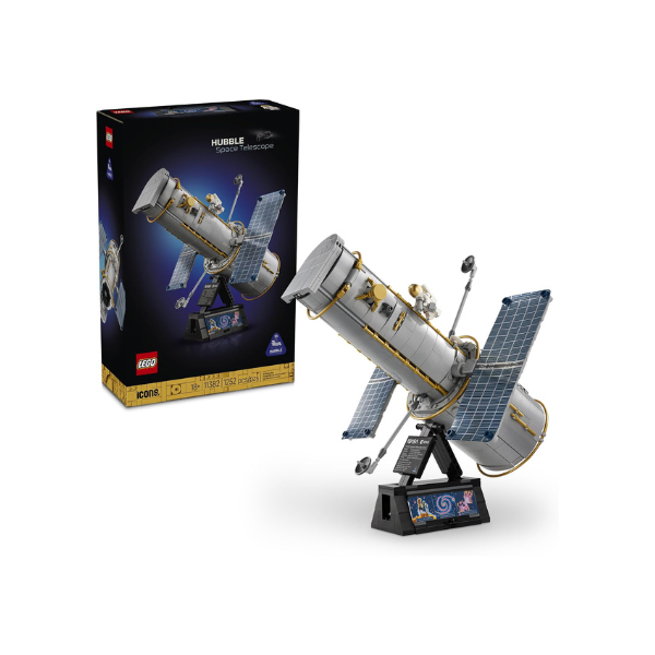 LEGO Icons Hubble Space Telescope 11382 | Building Sets for Adults, Ages 18+, Space Model Decor, Home Office or Book Shelf Display, 1252 pieces, Gift Idea