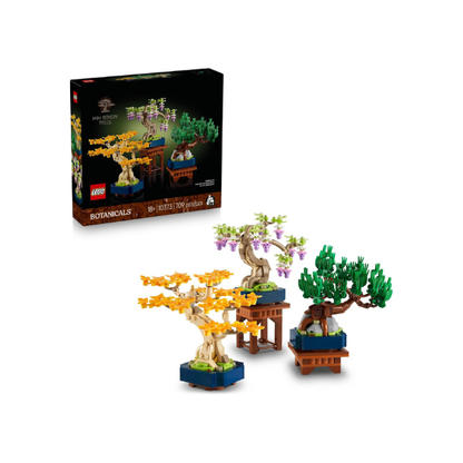 LEGO Botanicals Mini Bonsai Trees 10373 | Back to School Gift for Students & Teachers, Building Set for Adults, Ages 18+, 709 Pieces, Artificial Plant Home Decor