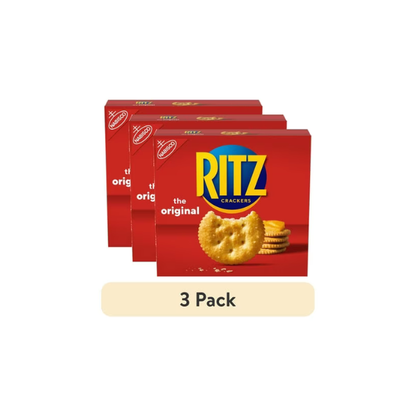 (30 pack) RITZ Original Crackers, Snacks for Kids and Adults, Lunch Snacks, 13.7 oz