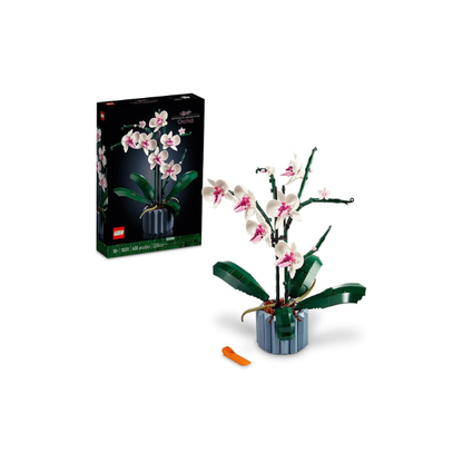 LEGO Botanicals Orchid - Artificial, Fake Indoor Flowers Building Set for Home, Kitchen, Desk Decoration, Adults Ages 18+ - Gift for Birthdays - 10311