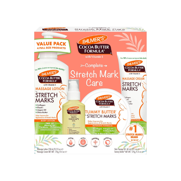 Palmer's Pregnancy Essentials Skin Care Kit, Cocoa Butter Formula (4 Piece)