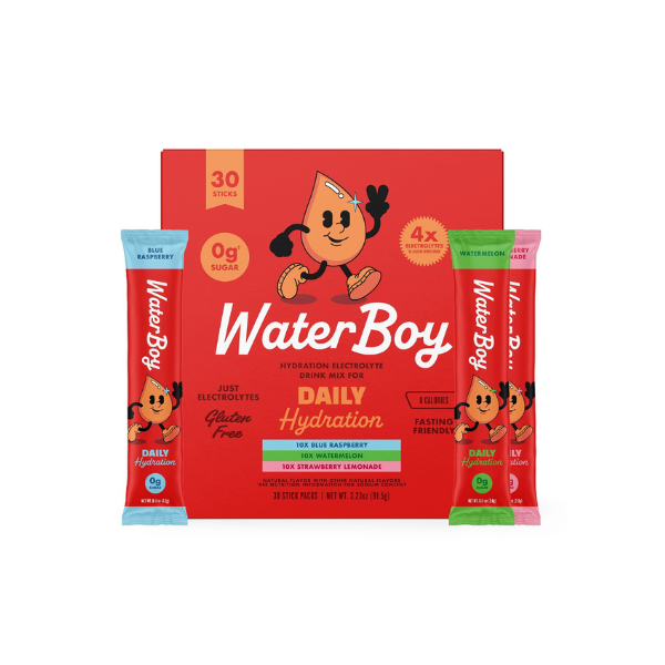 Waterboy Sugar Free Daily Hydration Electrolyte Drink Mix Variety Pack, 30 ct.
