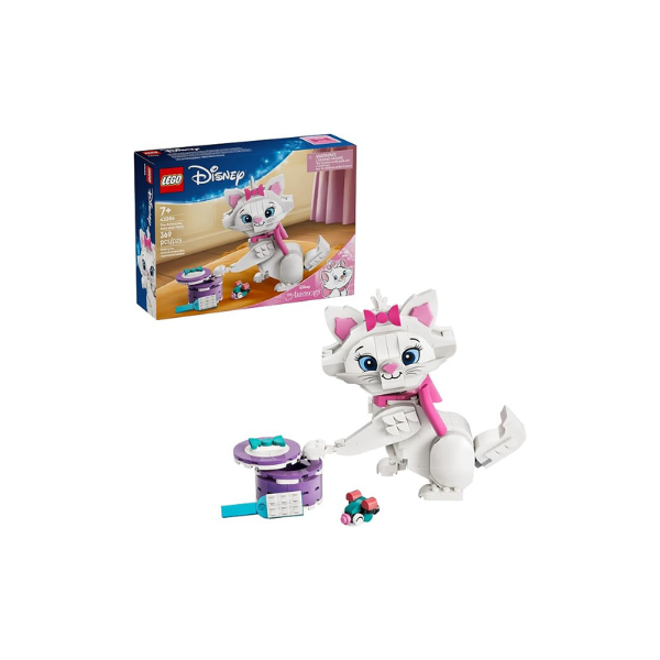 LEGO Disney The Aristocats Adorable Marie Toy Building Set - Bedroom or Desk Decor for Girls & Boys, Ages 7+ - Disney Gifts for Birthdays - 43286