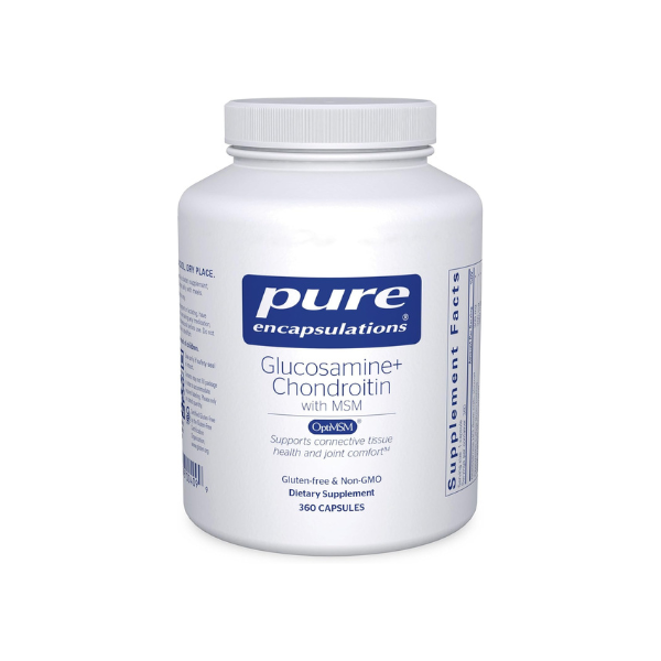Pure Encapsulations Glucosamine Chondroitin with MSM, 360 Capsules