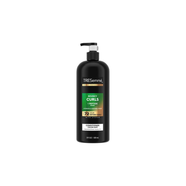 TRESemmé Color Safe Conditioner to Hydrate & Control Frizz Bouncy Curls + Peptide Blend for Up to 72Hour Defined Curls, 28 Fl Oz