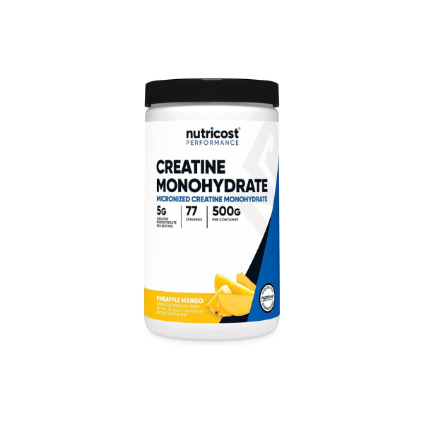 Nutricost Creatine Monohydrate Powder (Pineapple Mango, 500G), Micronized