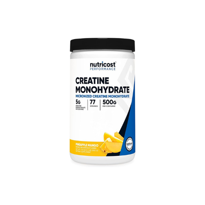 Nutricost Creatine Monohydrate Powder (Pineapple Mango, 500G), Micronized