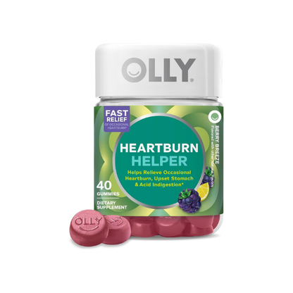 OLLY Heartburn Helper Fast Relief* of Occasional Heartburn Gummy - 40 Count