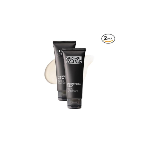 Clinique For Men Moisturizing Face Lotion With Hyaluronic Acid,Urea + Glycerin | Face Moisturizer For Drier Skin Types | Hydrating + Strenghening,3.4 Fl Oz,(Pack of 2)