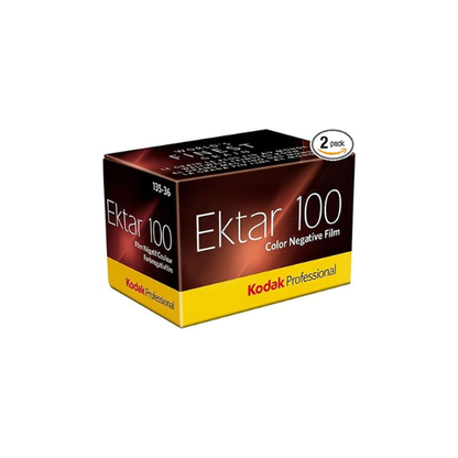Kodak Ektar 100 Professional ISO 100, 35mm, 36 Exposures, Color Negative Film (Pack of 2)