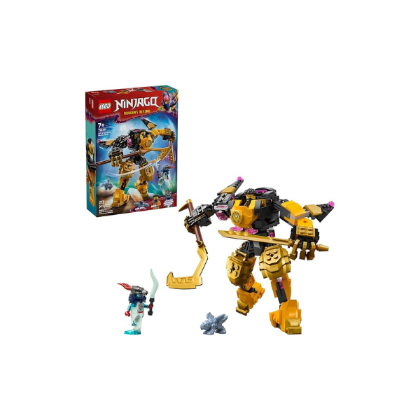 LEGO NINJAGO Arin’s Spinjitzu Battle Mech Building Toy - Ninja Building Set for Kids, Ages 7+ - with Arin, Baby Ryu, & Villain Minifigures - Gift Idea for Boys, Girls, & Dragons Rising Fans - 71839