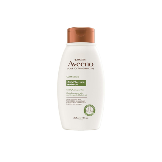 Aveeno Oat Milk Blend Moisturizing Shampoo, Ultra-Hydrating, for Dry, Damaged Hair, 12 fl oz