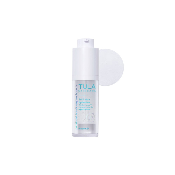 TULA Skin Care 24-7 Ultra Hydration Triple-HydraTM Complex Day & Night Serum, 1 fl oz