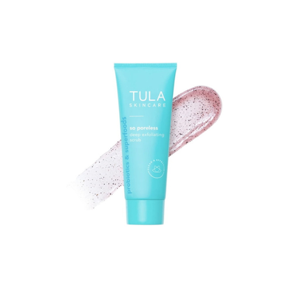 TULA Skin Care So Poreless Exfoliating Blackhead Scrub, 2.89 oz.