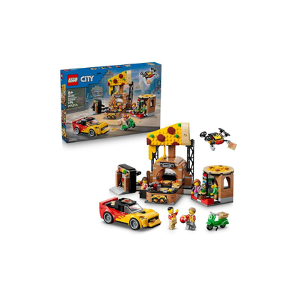 LEGO City Pizza Delivery Experience with Vehicles 60496