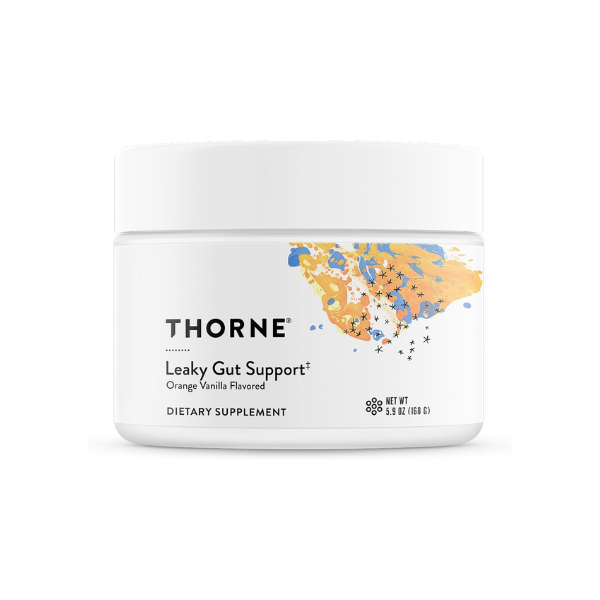 THORNE - Leaky Gut Support (Formerly EnteroMend) - Gut Health Supplement - Supports Optimal Digestive Function & Bowel Regularity* - NSF Certified for Sport - Orange Vanilla Flavor - 30 Servings