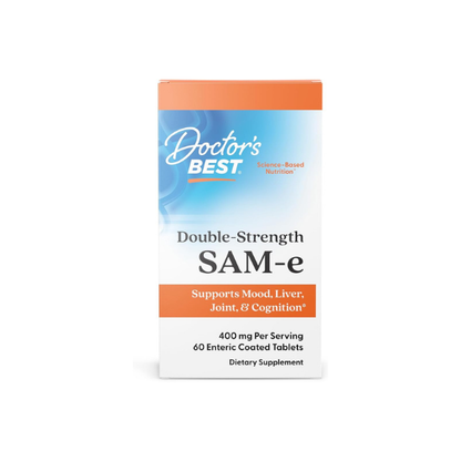 Doctor's Best SAM-e Double Strength Supplement, 60 Enteric Coated Tablets