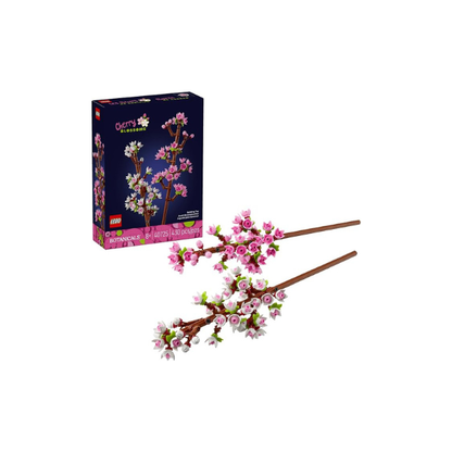 LEGO Cherry Blossom Building Toy for Kids, Girls & Boys, Ages 8+ - Artificial Cherry Blossom Decor for Home & Display - Creative Gift Idea for Plant & Flower Lovers - 40725