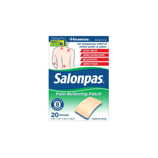 Salonpas Pain Relieving Patch, 20 Count (Pack of 1)
