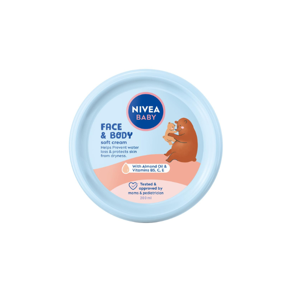 Nivea Baby Soft Cream 200 ml / 6.7 oz