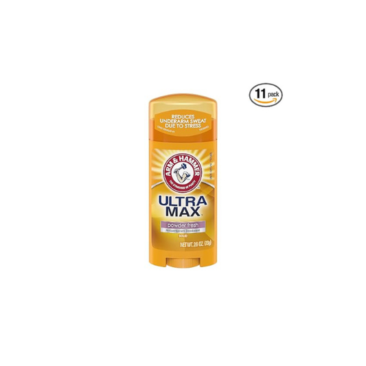 ARM & HAMMER ULTRAMAX Anti-Perspirant Deodorant Solid Powder Fresh 2.60 oz (Pack of 11)