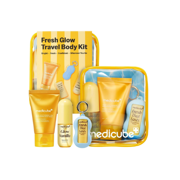 medicube Fresh Glow Body Kit | Travel-Ready Hair & Body Set