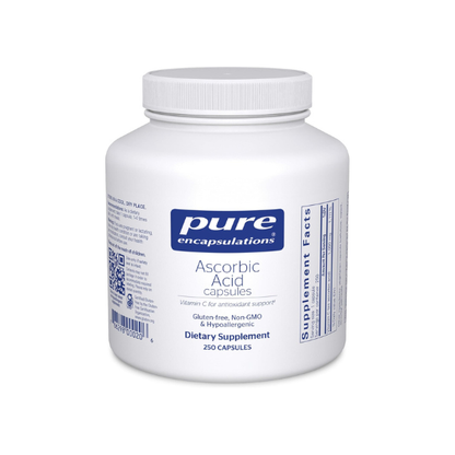 Pure Encapsulations Ascorbic Acid Capsules, 250 Capsules