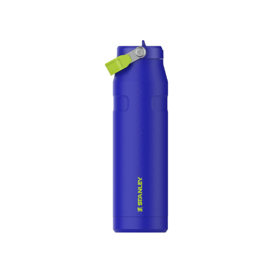 Stanley 1913 Flip Straw Water Bottle With Straw 1.06L - Cobalt Chartreuse