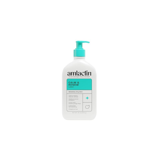 Amlactin Calm & Renew Lotion, Sensitive Dry Skin, 14.1 oz