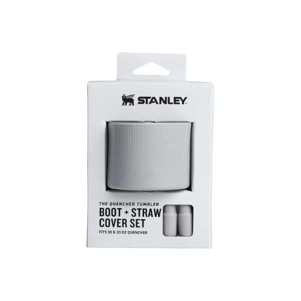 Stanley Quencher Boot and Straw Cover Cap | Anti-Slip Silicone Protector for Tumbler with Handle | Accessory Set for Stainless Steel Drinking Cup | BPA-Free