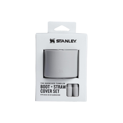 Stanley Quencher Boot and Straw Cover Cap | Anti-Slip Silicone Protector for Tumbler with Handle | Accessory Set for Stainless Steel Drinking Cup | BPA-Free