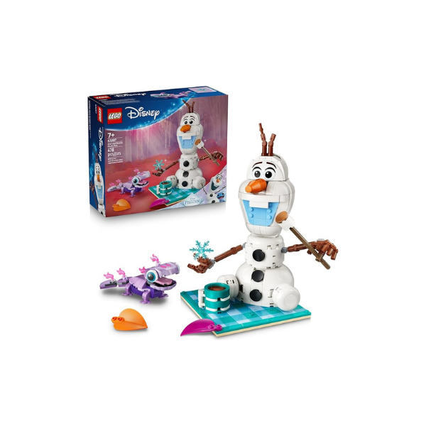 LEGO Disney Frozen Olaf and Bruni’s Picnic Fun Building Toy - Frozen Toys for Girls & Boys, Ages 7+ - Disney Gifts for Kids & Fans - 43287