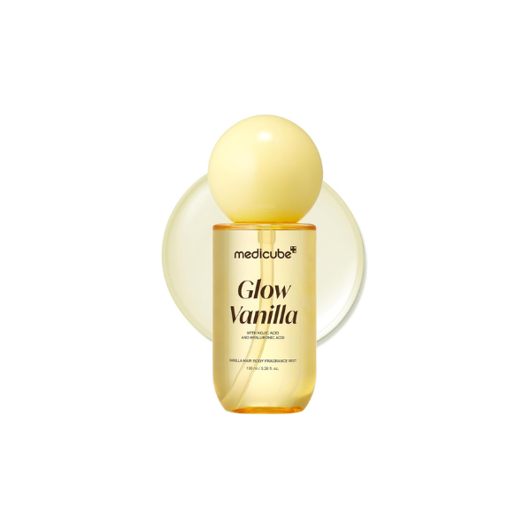 medicube Glow Vanilla Hair & Body Fragrance Mist, Odor Care, 3.38 fl.oz.