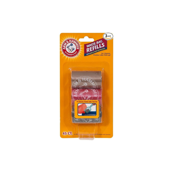Arm and Hammer 2-in-1 Litter Scoop and Waste Bags Refills, 3 Count