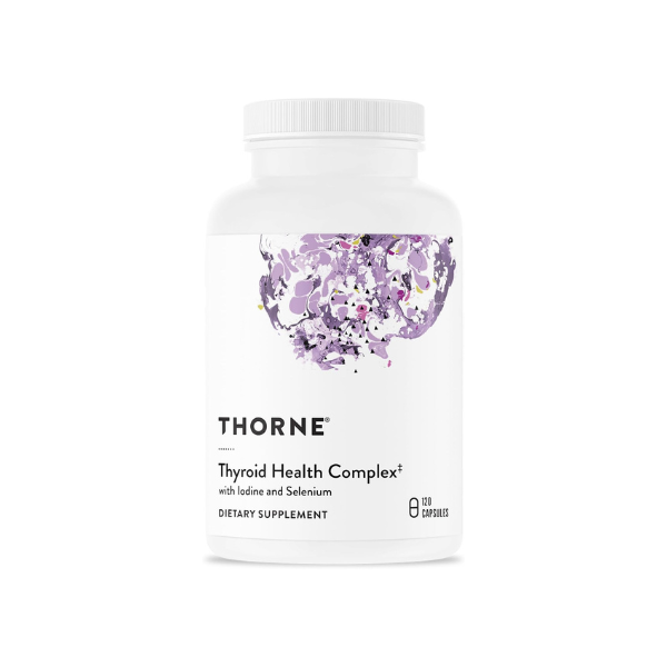THORNE Thyroid Health Complex, Iodine, L-Tyrosine & Selenium, 120 Capsules
