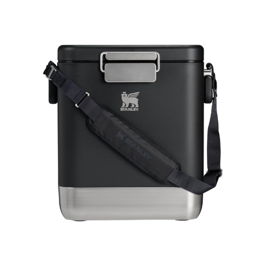 STANLEY Lifted Spirits Stainless Steel Cooler | Vacuum Insulated Hard Cooler | Leakproof VaultSeal Latch | Premium 18/8 Recycled Stainless Steel | BPA-Free