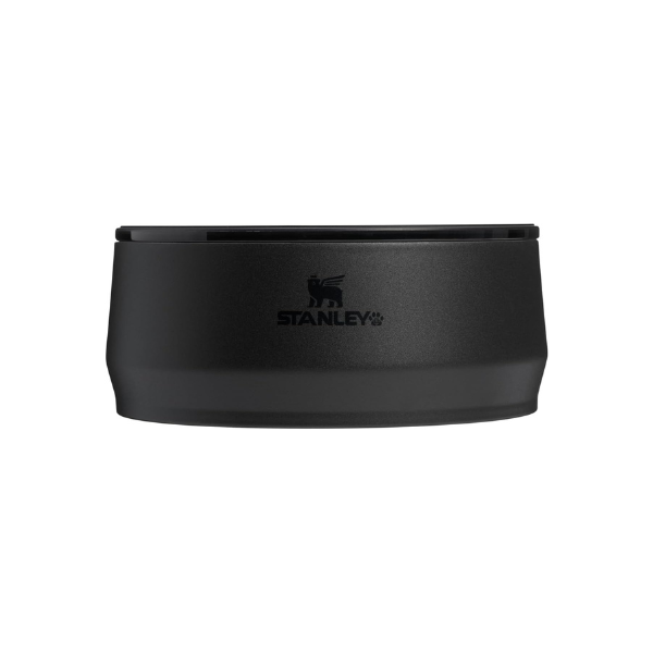 STANLEY Pet Bowl | 3-Cup (24 oz) Insulated Stainless Steel Dog & Cat Bowl | Splash-Resistant Lid | Dishwasher Safe | BPA-Free | Black 2.0