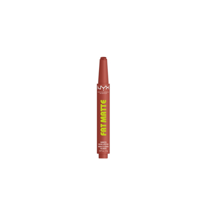 NYX Professional Makeup Fat Matte Lipstick, Smooth Color Long Lasting Lipstick, Rose Robe, 0.07 oz