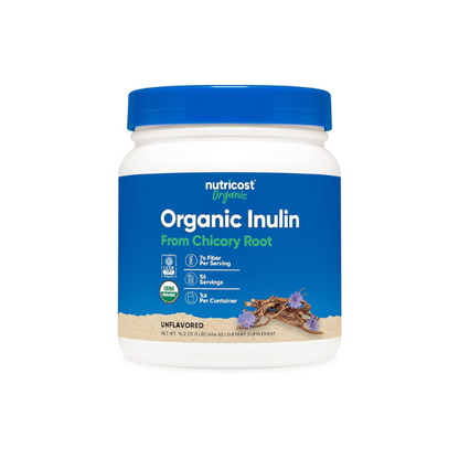 Nutricost Organic Inulin Powder 1LB (454 Grams) Certified USDA Organic