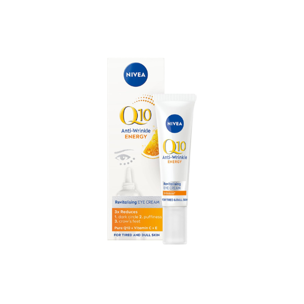 NIVEA Q10 plusC Anti-Wrinkle + Energy Eye Cream 1er Pack (1 x 15 ml)